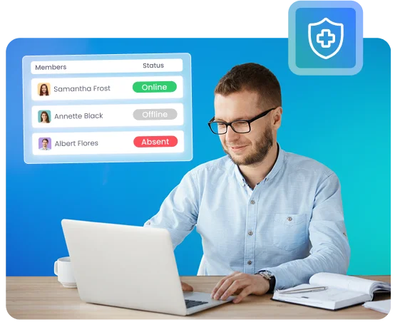 Healthcare monitoring staff utilization shifts and patient care hours